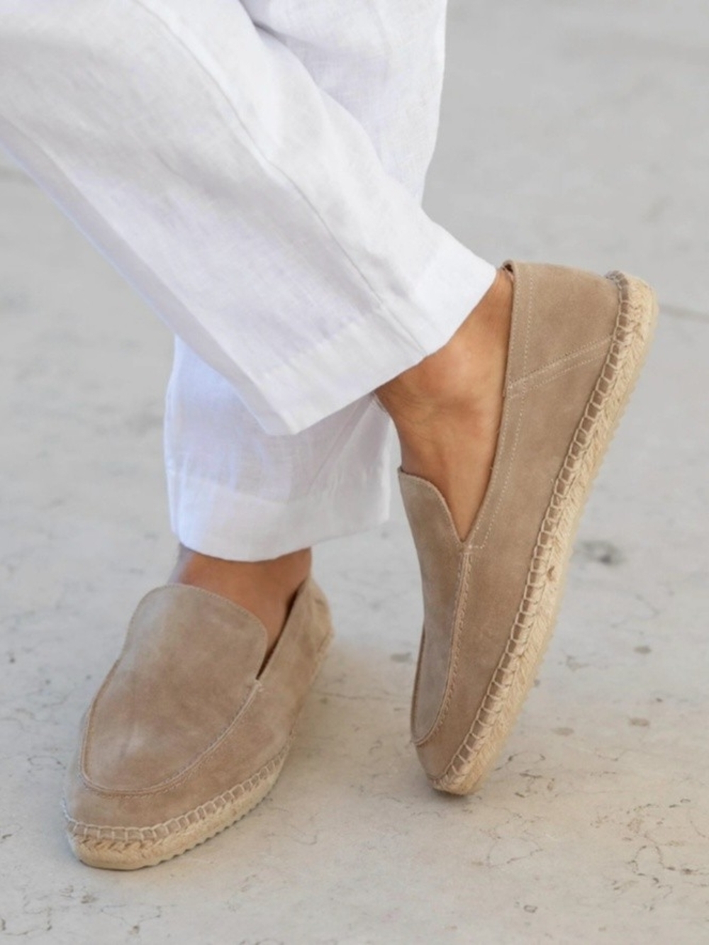 Aldo Men's Suede Palmo Bright Yellow Slip-On Espadrilles 9 NEW